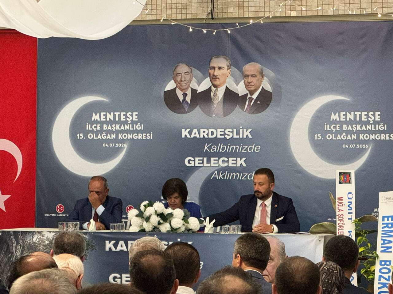 MHP Menteşe 15. Olağan İlçe Kongresi Yoğun Katılımla Gerçekleştirildi 1